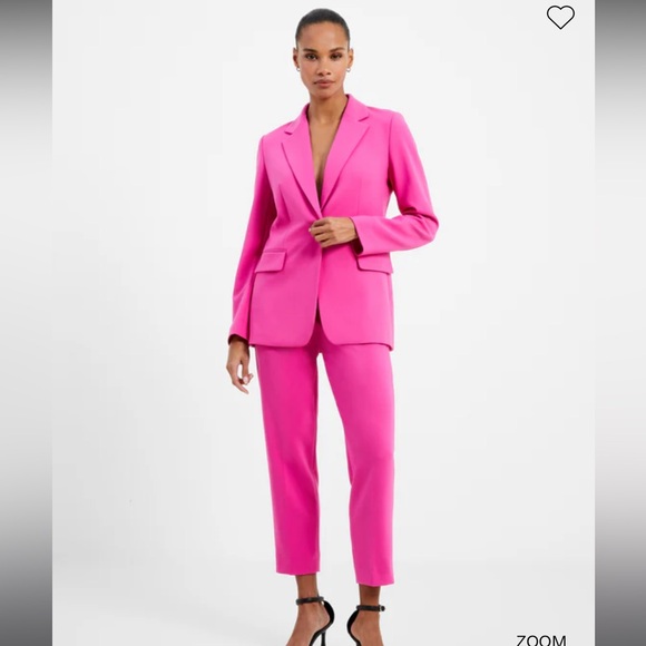 Women’s pink oversized boxy buisness casual blazer. - Picture 3 of 3